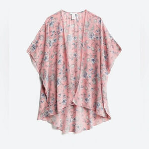 EMORY PARK CALEY OPEN FRONT WOVEN COVER-UP